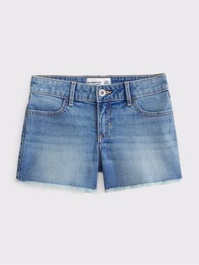 Abercrombie kids Low rise denim midi shorts 15/16